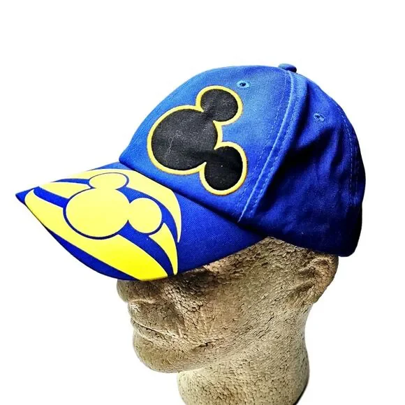 DISNEY DCL Hat Cruise Line Oceaneer Club Adj Blue Mickey Mouse Adult/Teen VGC - Picture 7 of 9